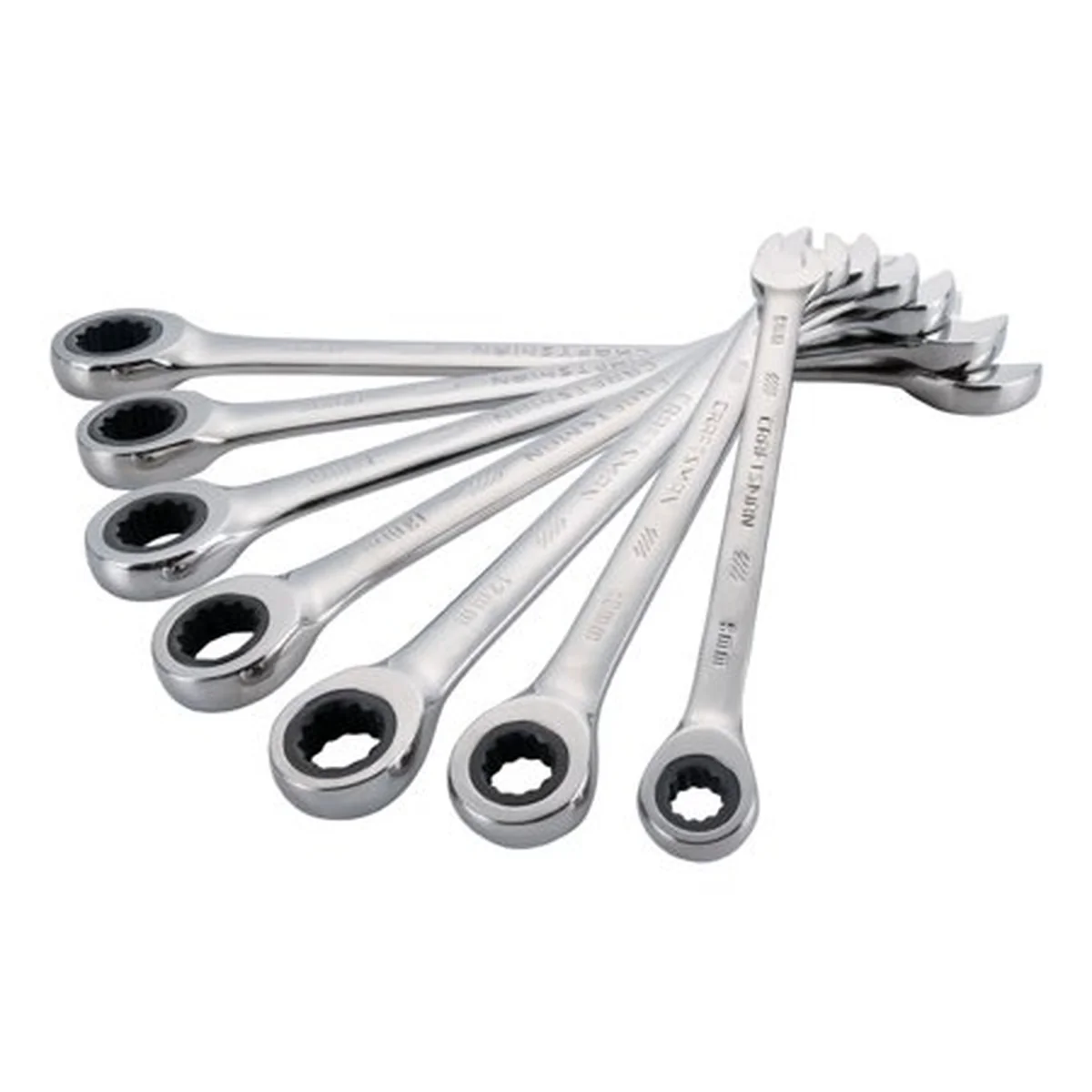 7 Pc. Metric Ratcheting