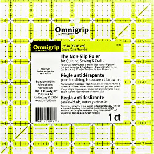 2961-7.5-square-omnigrip-ruler-rn75-1.jpg 7.5" Square Omnigrip Ruler RN75