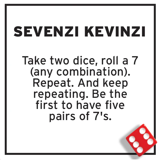 77 Ways To Play TENZI Cards