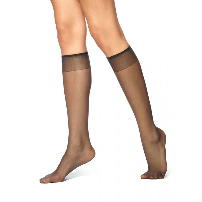 8 Pair Nylon Knee Highs NNP1031 Plus Size