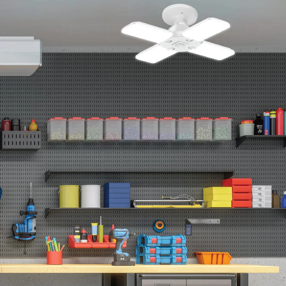 3053-8000-lumen-foldable-led-multi-directional-panel-garage-light-adj8000-5k-led-3.webp 8000 Lumen Foldable LED Multi-Directional Panel Garage Light ADJ8000/5K/LED