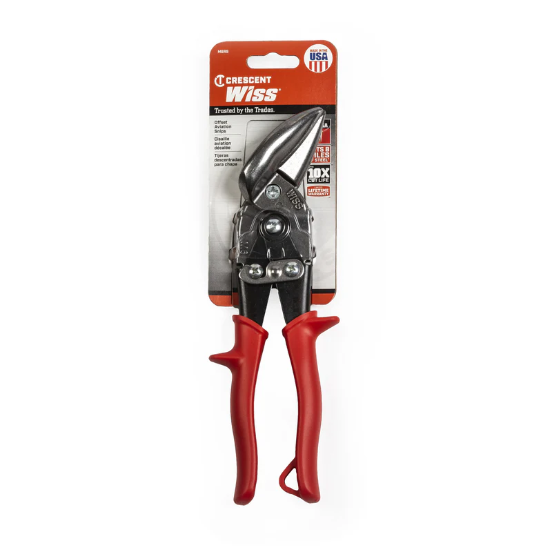 9-1/4 in. Stainless Steel Left Offset Snips 18 Ga. M6R 22220