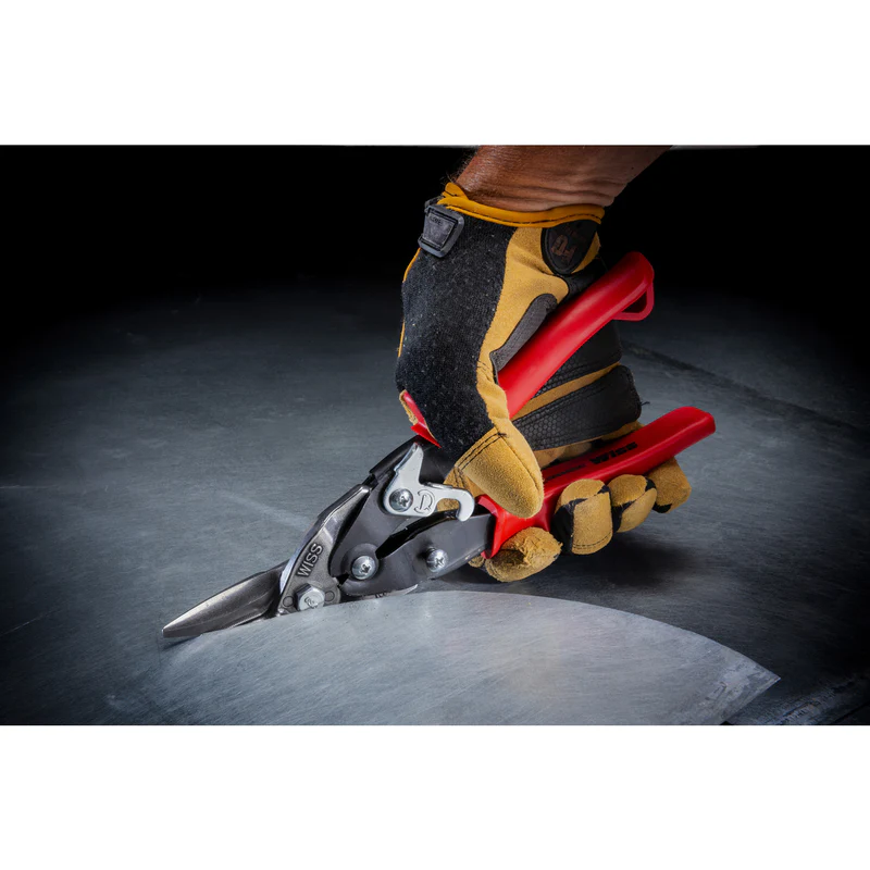 9-3/4 in. Stainless Steel Left Compound Action Aviation Snips 18 Ga. M-1R 21983