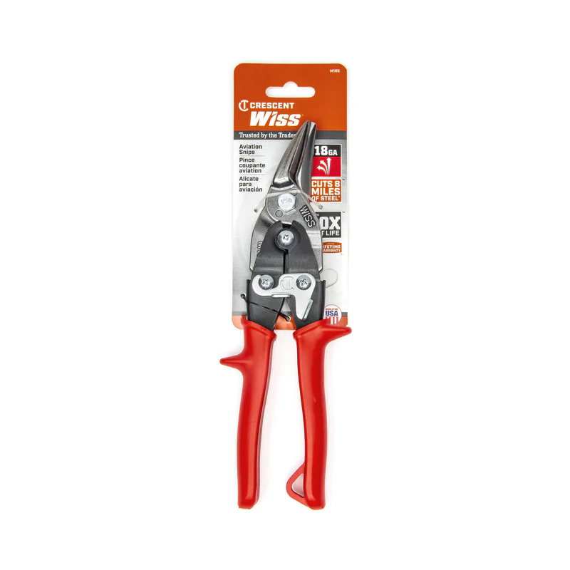 9-3/4 in. Stainless Steel Left Compound Action Aviation Snips 18 Ga. M-1R 21983