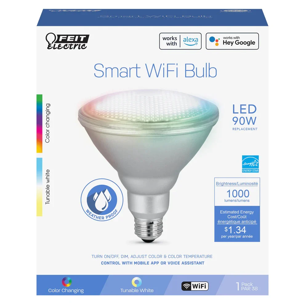 3186-90w-color-changing-led-smart-wifi-bulb-par38-rgbwca-ag-1.webp 90W Color-Changing LED Smart WiFi Bulb PAR38/RGBWCA/AG