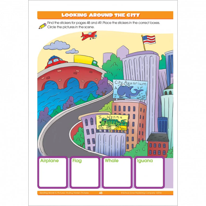 Alphabet Stickers Preschool Workbook 02756