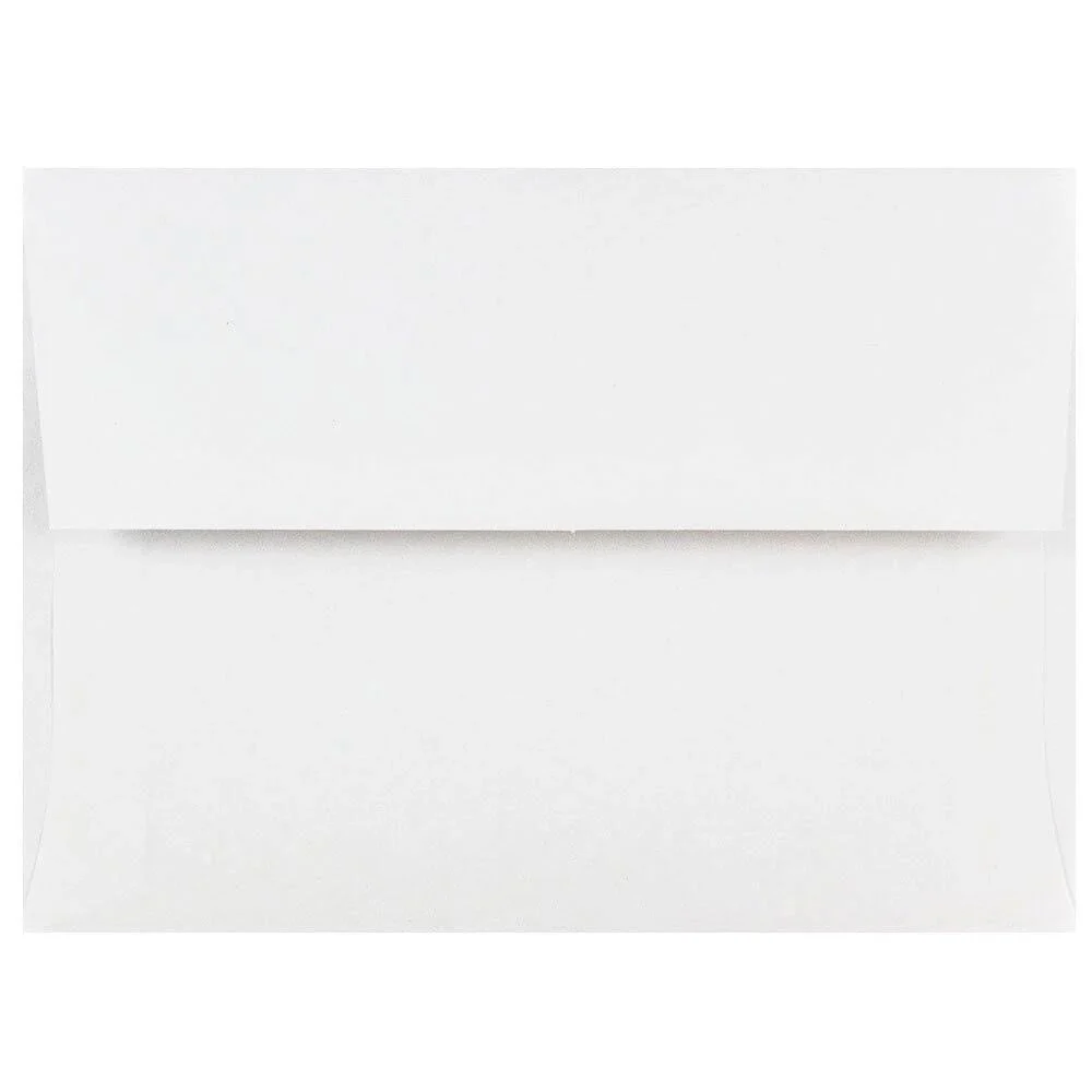 A6 White Card Envelopes 50 Pack A650