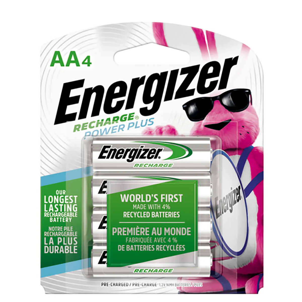 AA NiMH Rechargeable Battery 1.2 V 2.3 mAh 4 pk NH15BP4