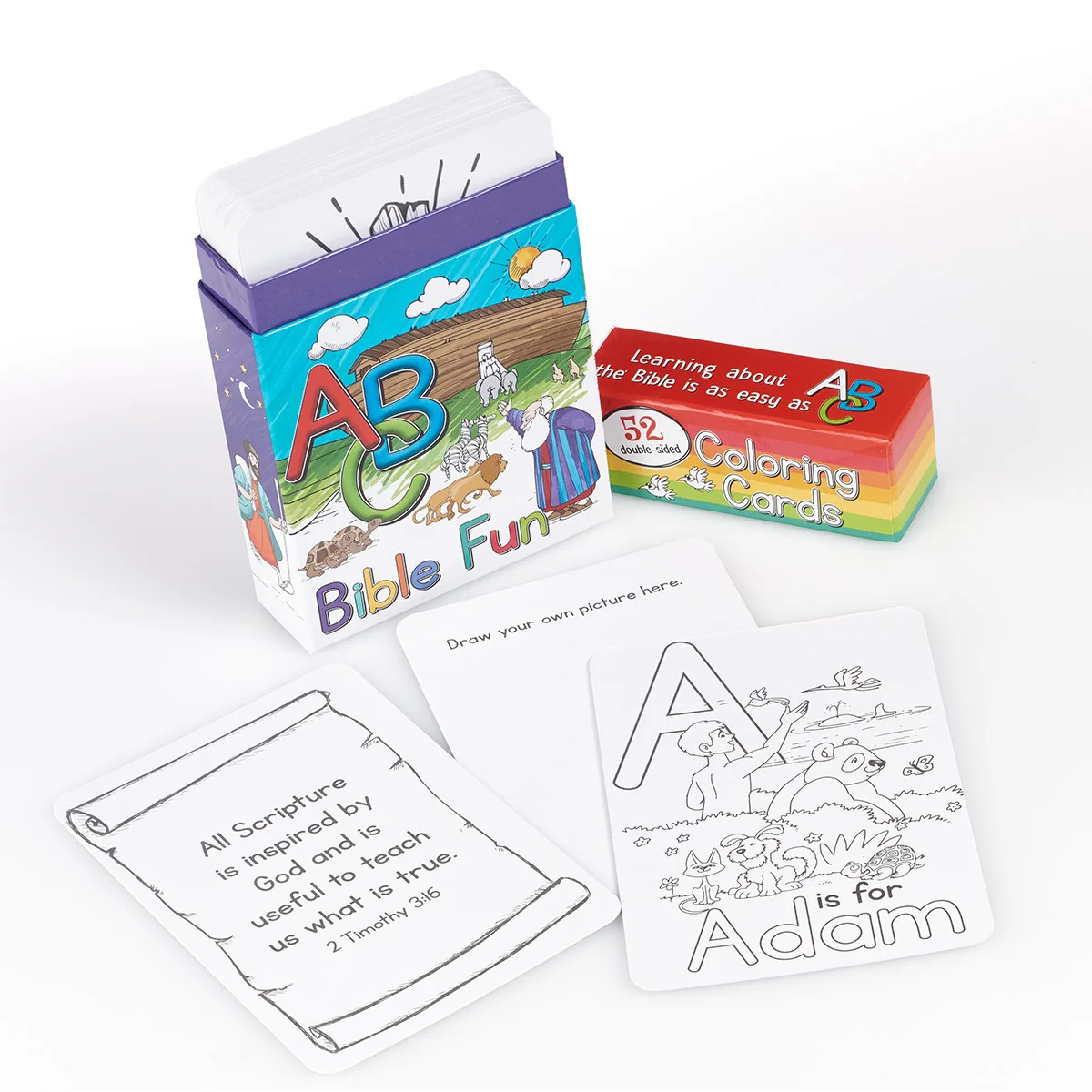 ABC Bible Fun Coloring Cards CBX012