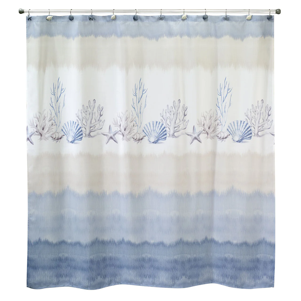Abstract Coastal Shower Curtain 13938