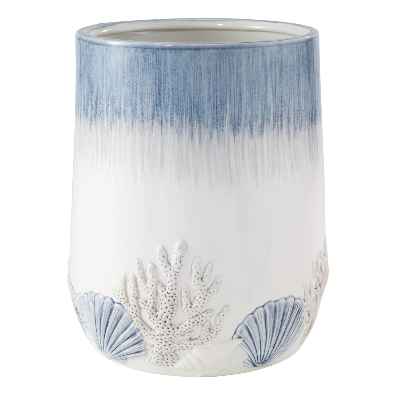 Abstract Coastal Waste Basket 13938