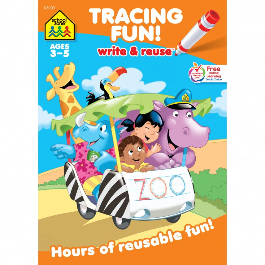 Tracing Fun! Write and Reuse Workbook 03009