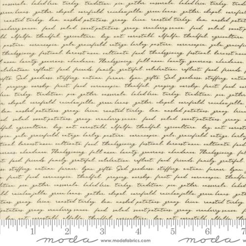 Acorn Hollow Collection Campfire Text Cotton Fabric 30767