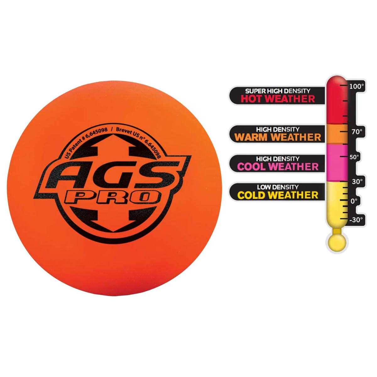 3592-ags-high-density-warm-weather-street-hockey-ball-12217-1.webp AGS High Density Warm Weather Street Hockey Ball 12217