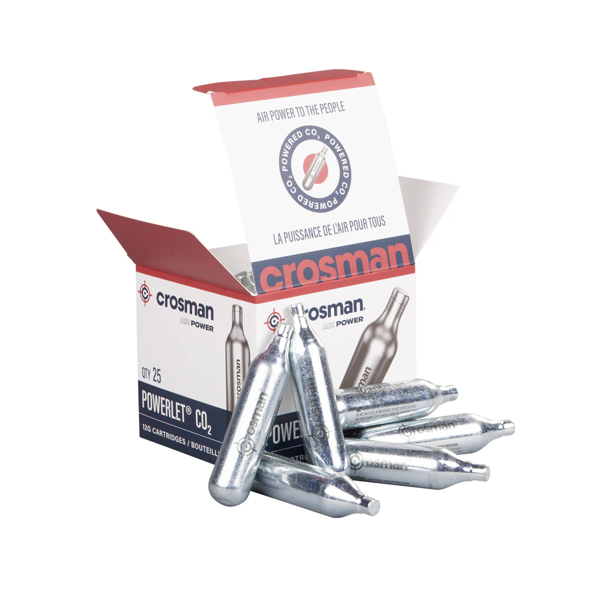 Powerlet 12g C02 Cylinders 25 Count 2311