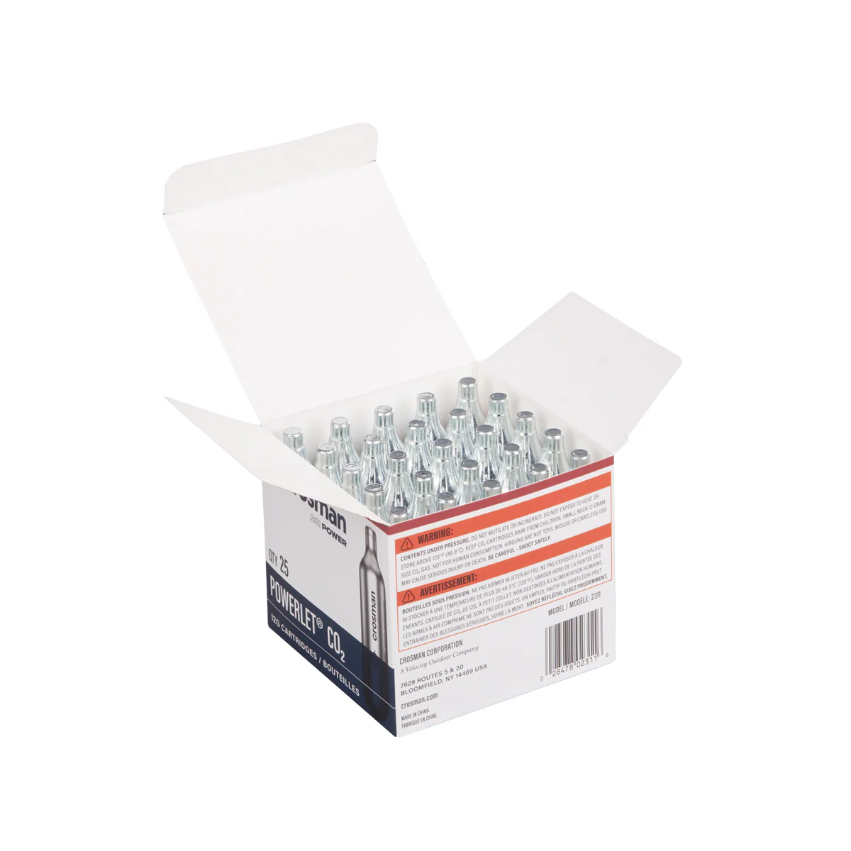 Powerlet 12g C02 Cylinders 25 Count 2311