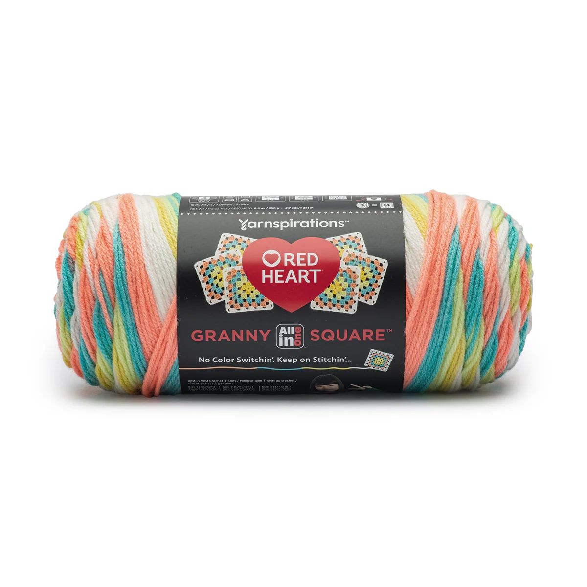 All in One Granny Square Yarn E310