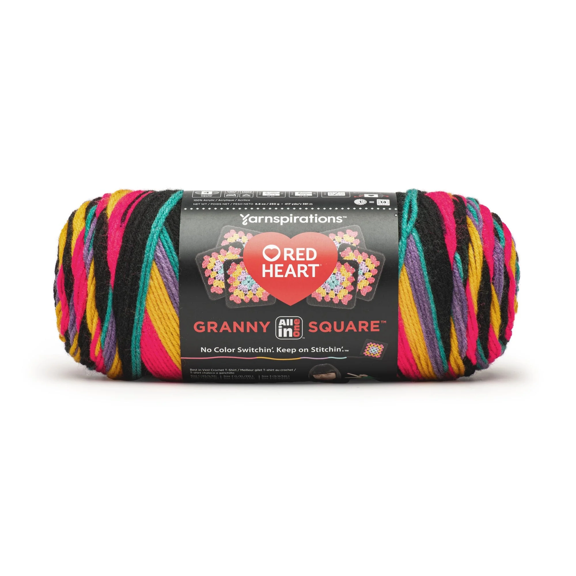 All in One Granny Square Yarn E310