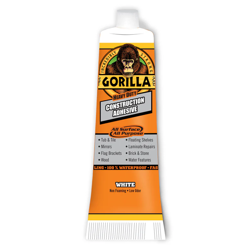 All Purpose Gorilla Construction Adhesive 2.5 Oz. 8020002