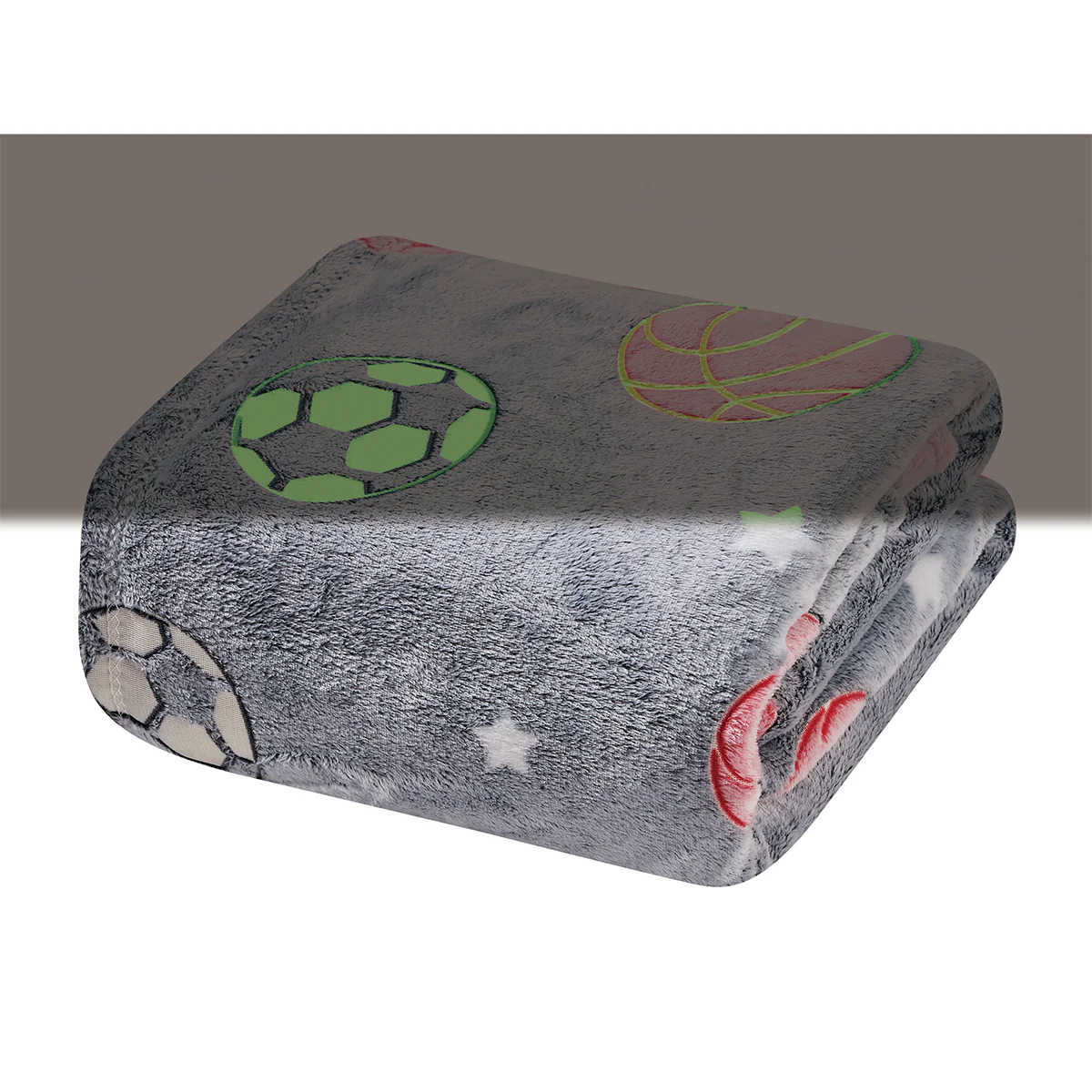 All Star Glow in the Dark Plush Throw