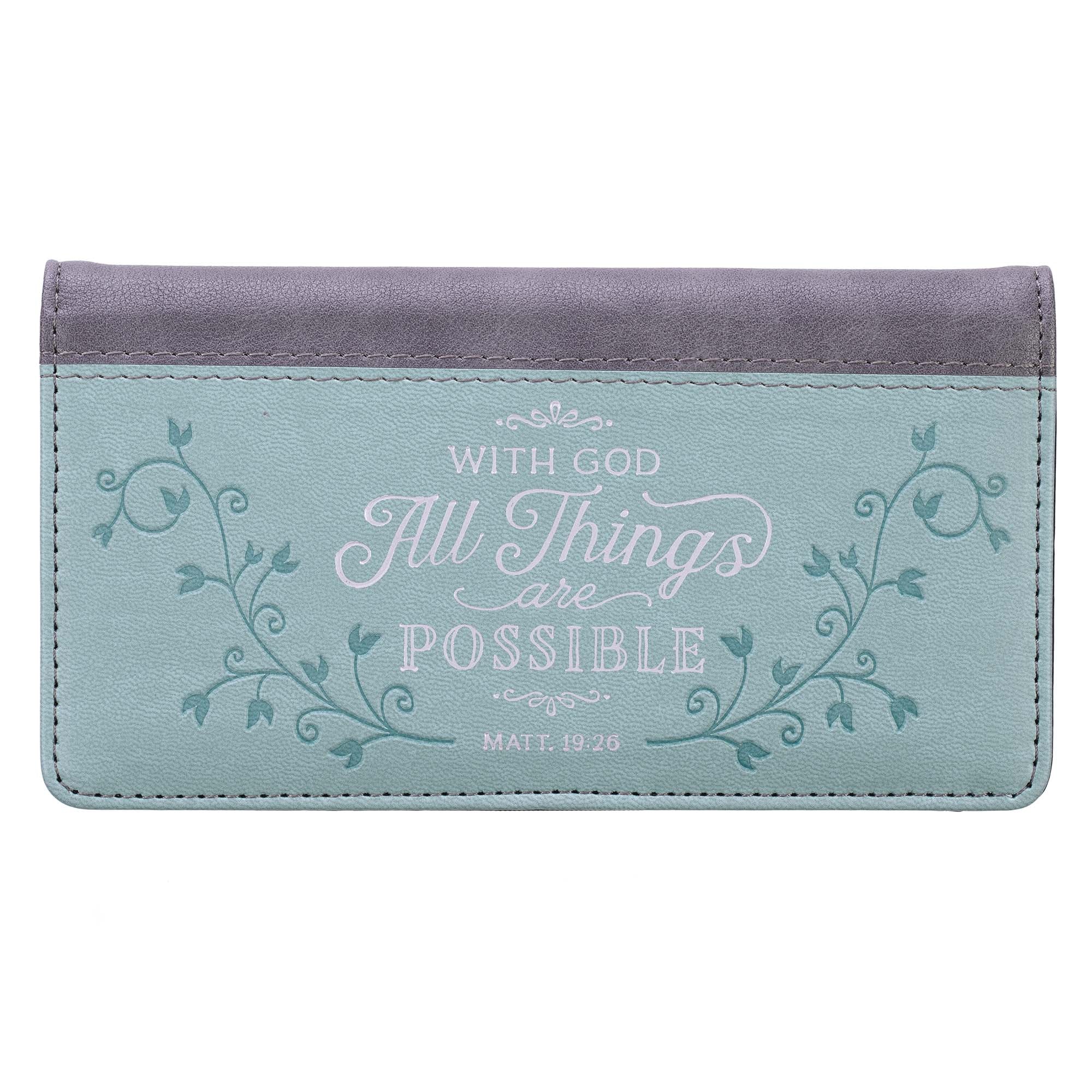 All Things are Possible Checkbook Cover CHB048
