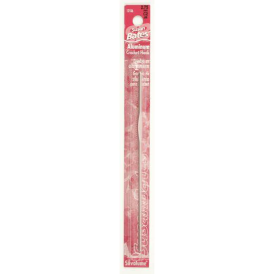 Aluminum Silvalume Crochet Hook 12106-Find the size you need