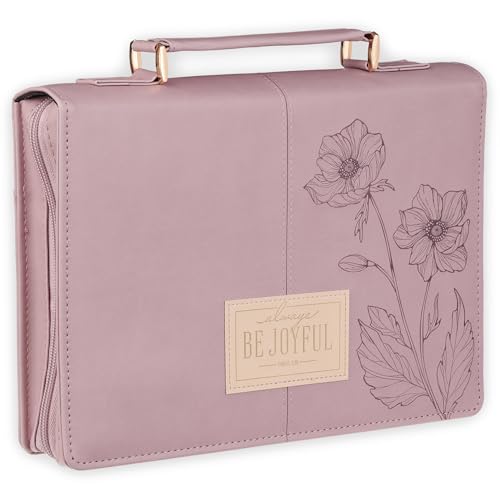 3975-always-be-joyful-dusty-mauve-faux-leather-fashion-bible-cover-bbm894-1.jpg Always Be Joyful Dusty Mauve Faux Leather Fashion Bible Cover BBM894