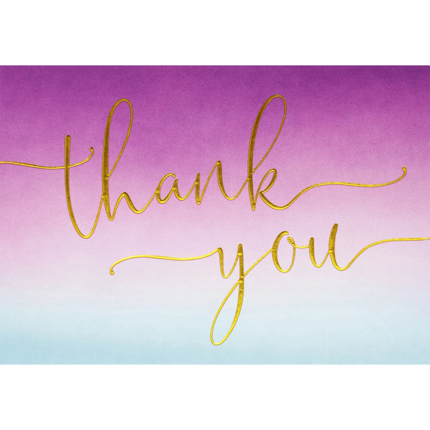 Amethyst Boxed Thank You Note Cards Set 337795