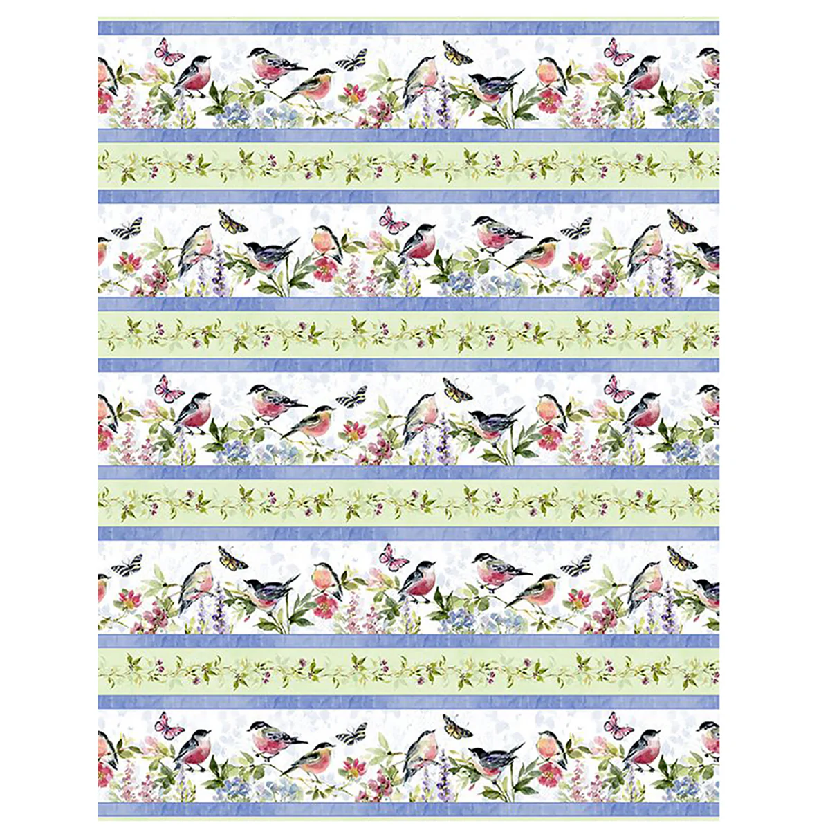 Among the Branches Collection Repeating Stripes Cotton Fabric 39753-137