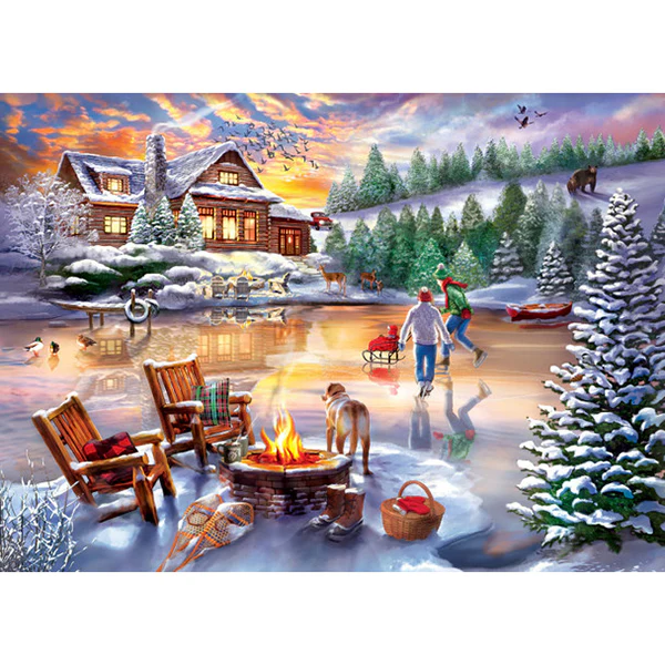 An Evening Skate 1000-Piece Puzzle 72055