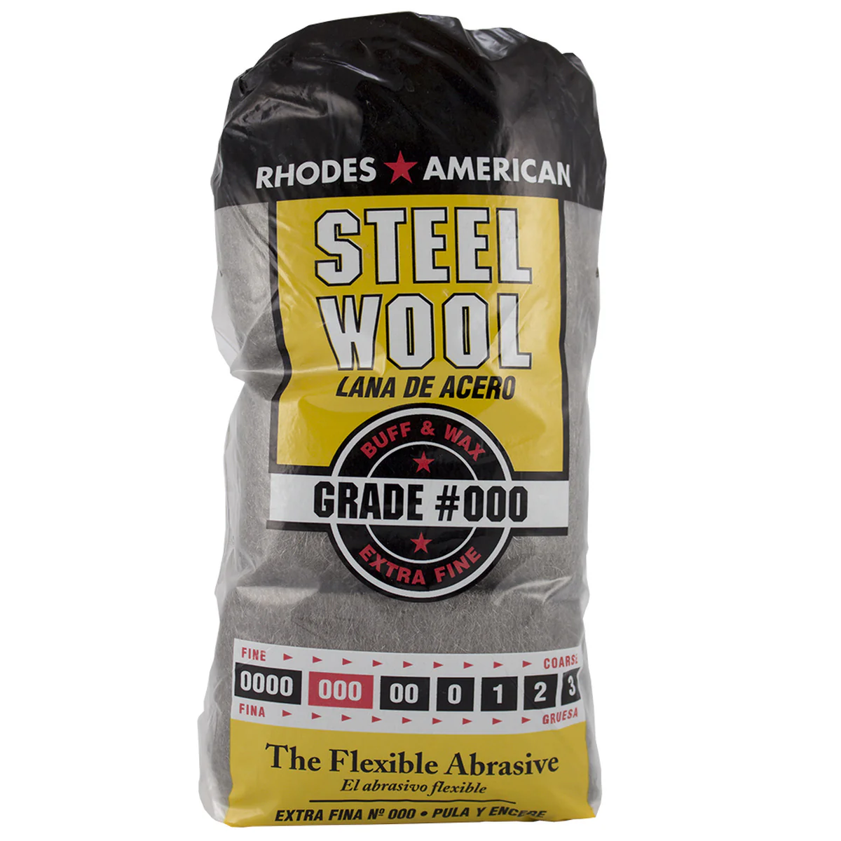 000 Grade Very Fine Steel Wool Pad 12 Pack