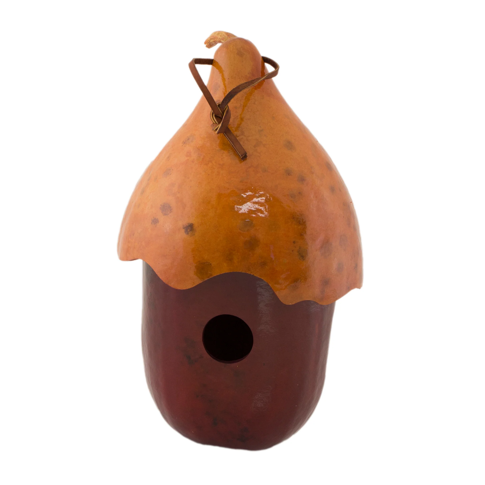 Apple with Hat Gourd Birdhouse