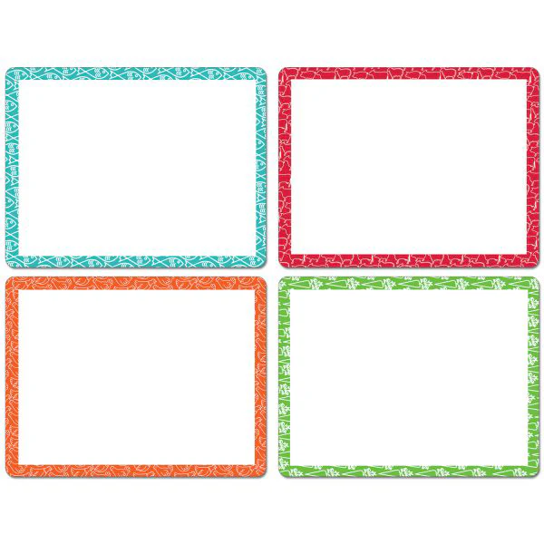 Assorted Borders Flexible Cutting Mats 4-Pack 73417