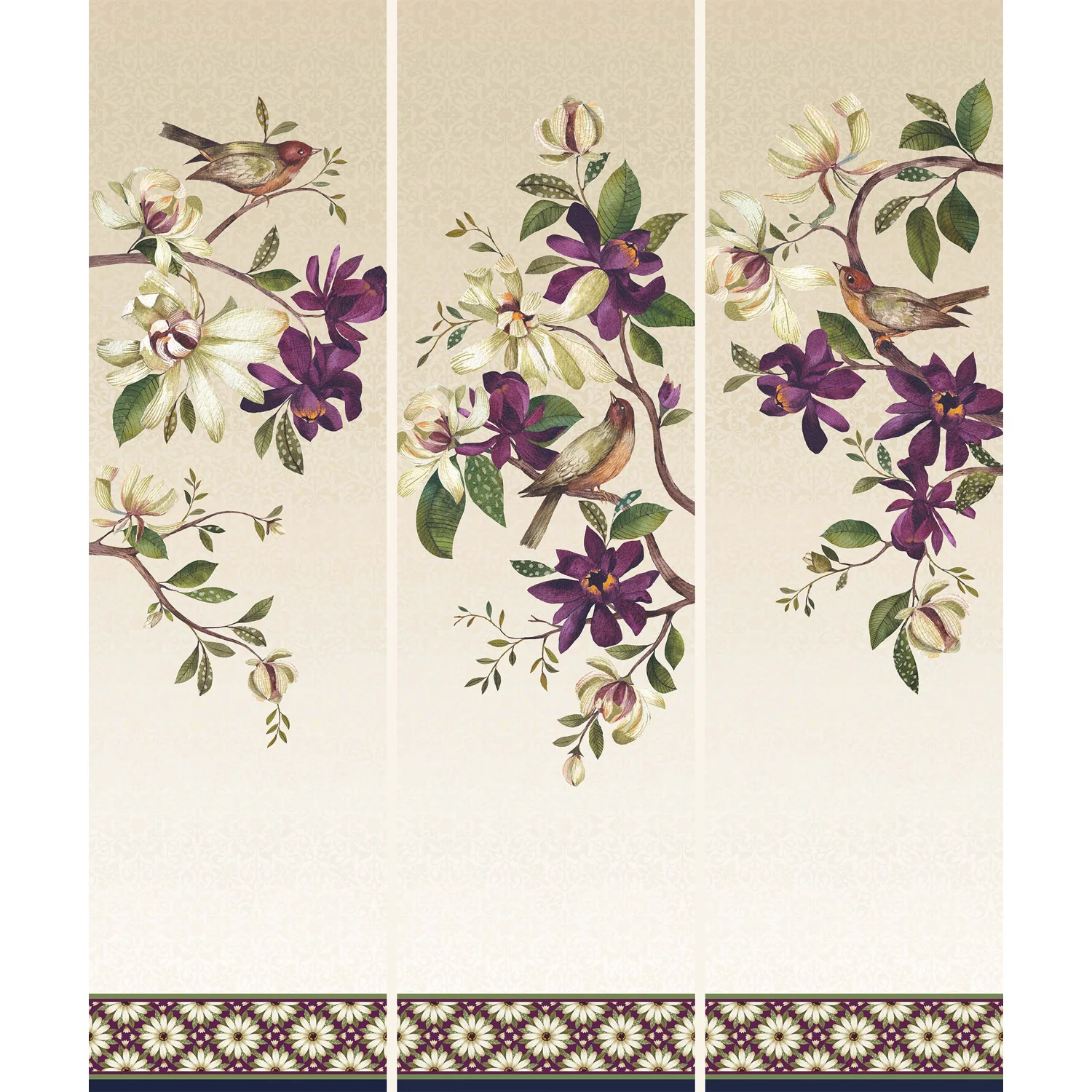 Avalon Collection Cotton Fabric Panel DP24845-12
