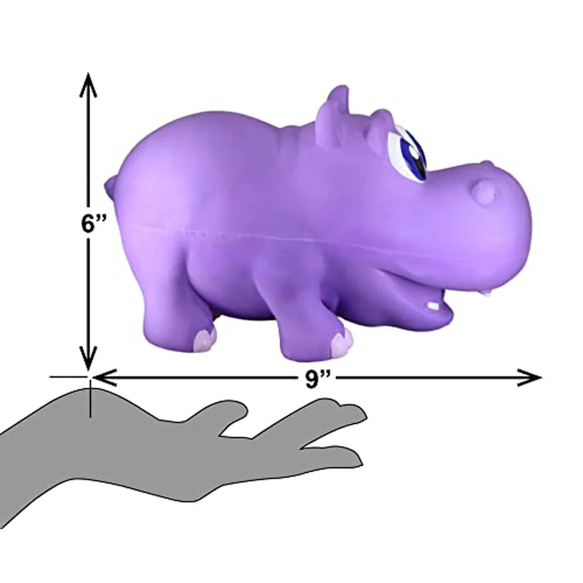 Babies Hippo 8.5 in