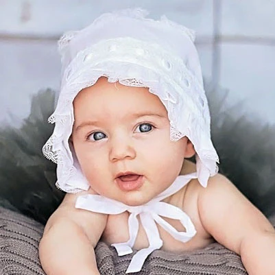 4669-baby-bonnet-girls-white-ribbon-1802-1.webp Baby Bonnet Girls White Ribbon 1802