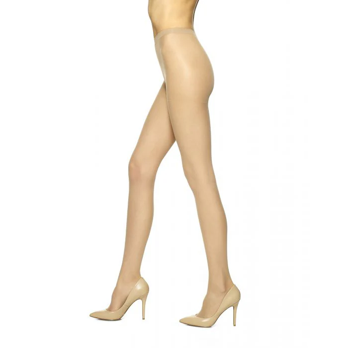 1 Pair Reinforced Toe Nylon Pantyhose NN6558
