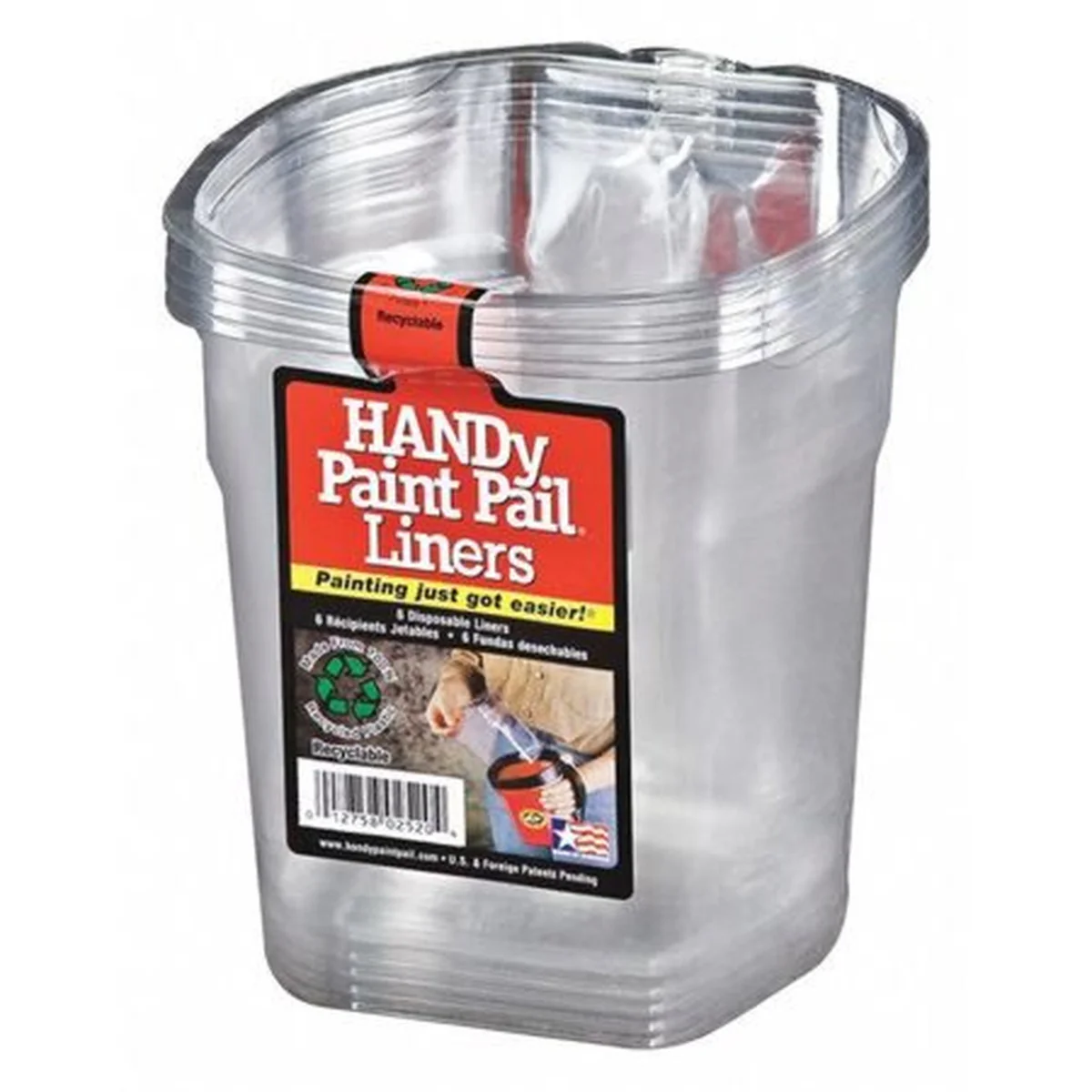 1 Qt. Clear Paint Pail Liner 2520-CT