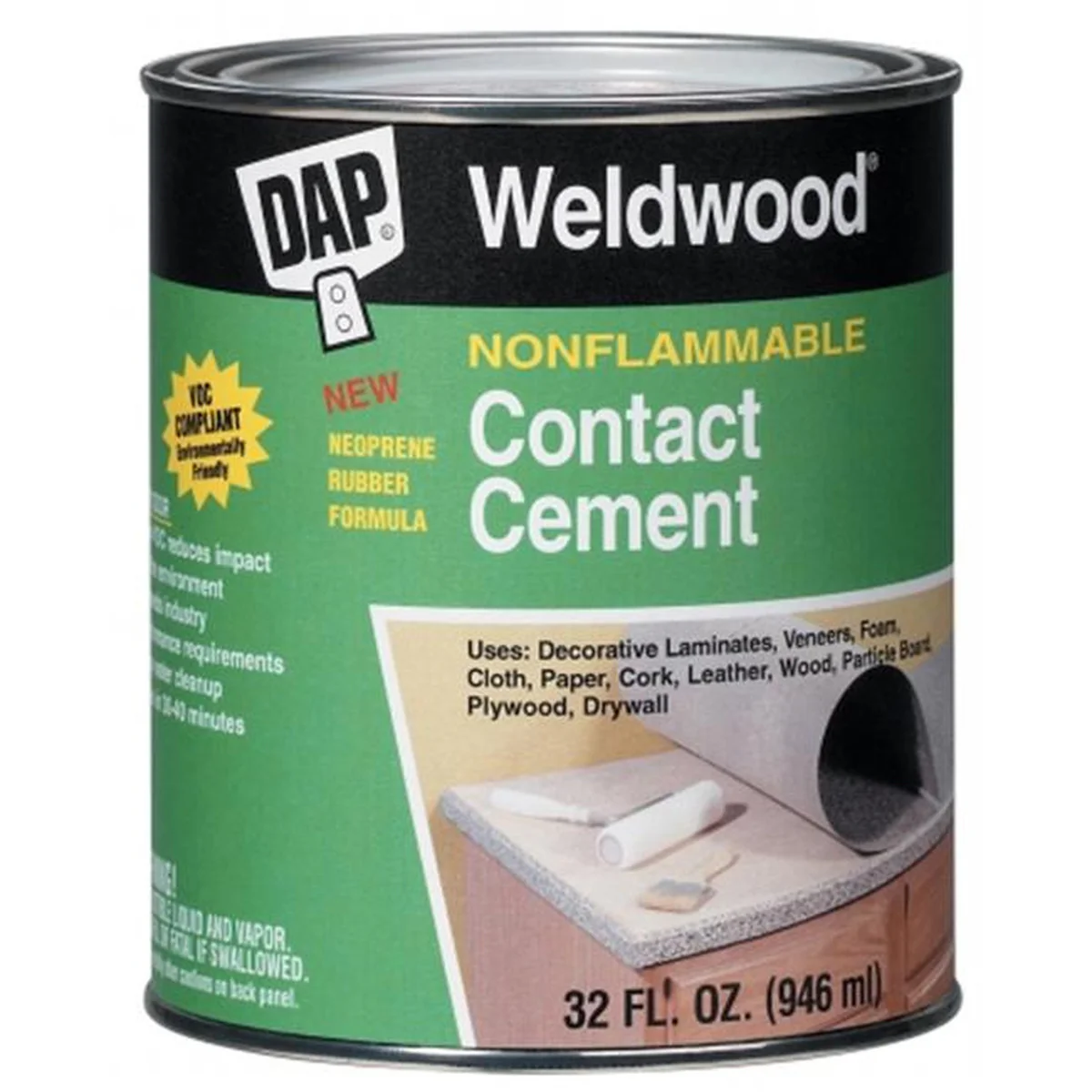 1 Quart Weldwood Nonflammable Contact Cement