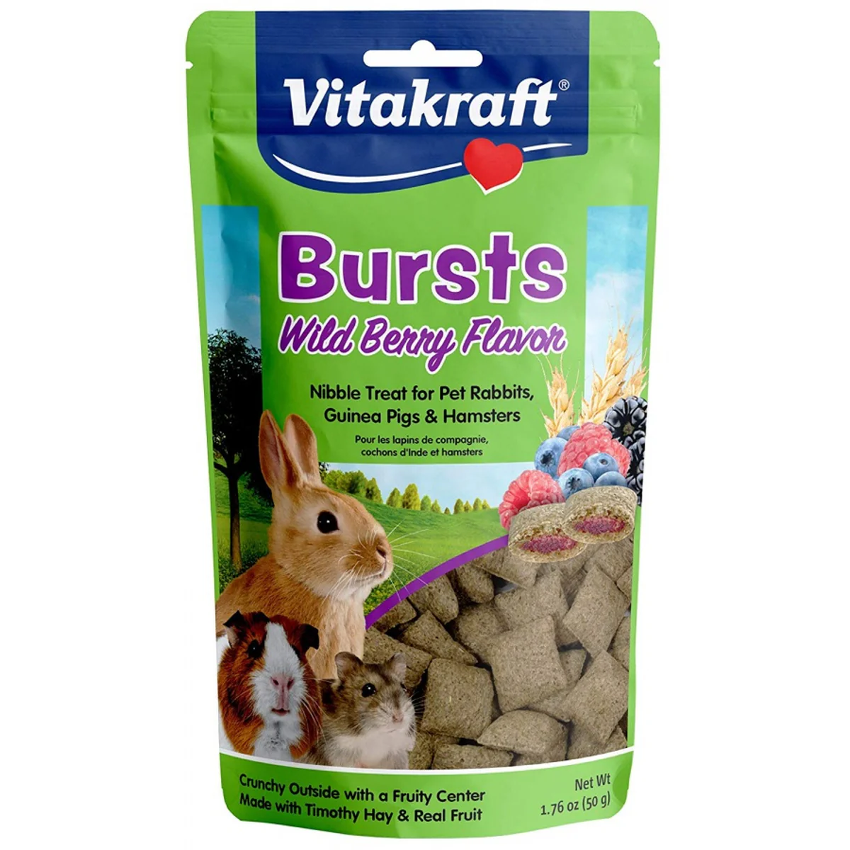 1.76oz Wild Berry Bursts Small Pet Treats