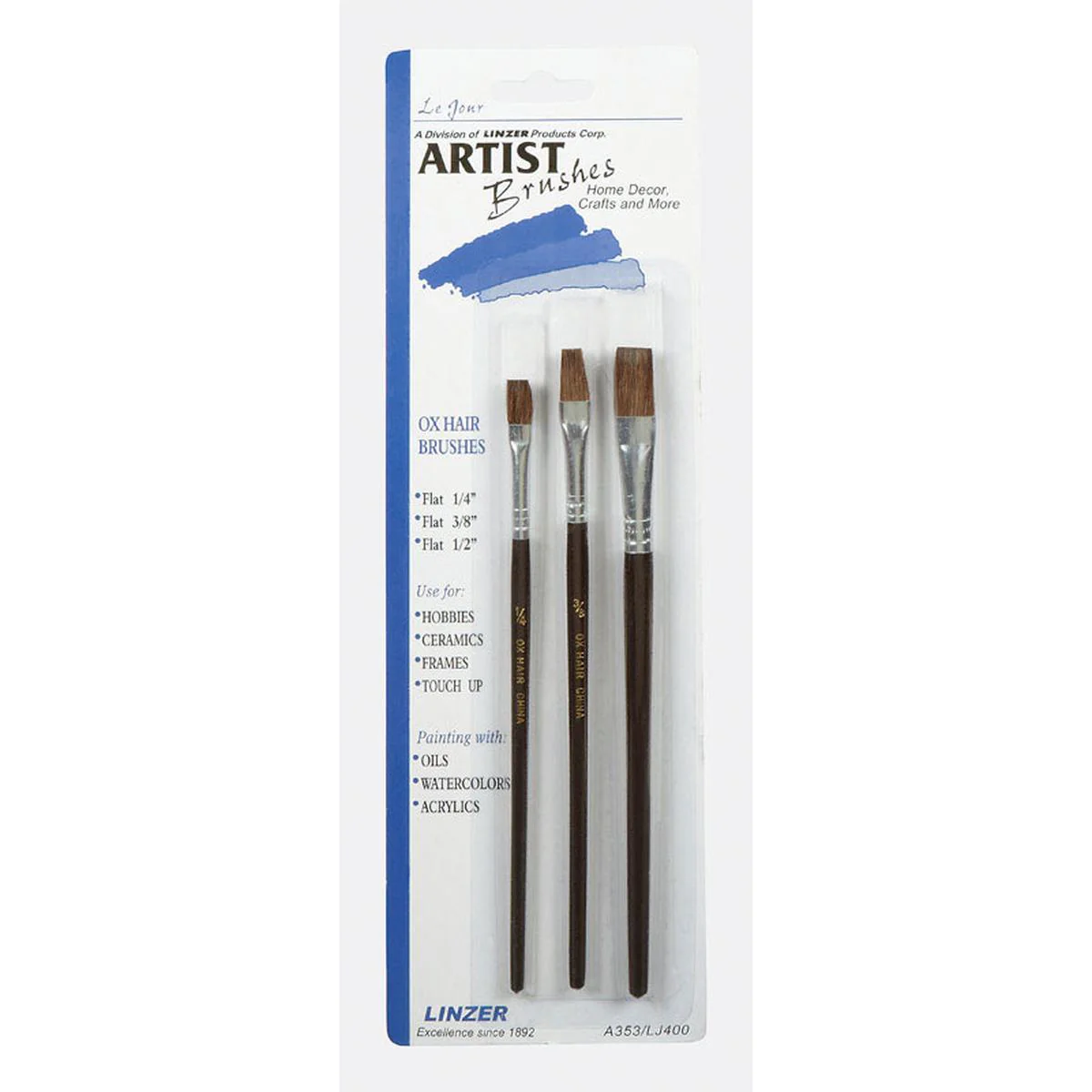 590-1-4-3-8-1-2-in.-flat-artist-paint-brush-set-1.webp 1/4, 3/8, 1/2 in. Flat Artist Paint Brush Set