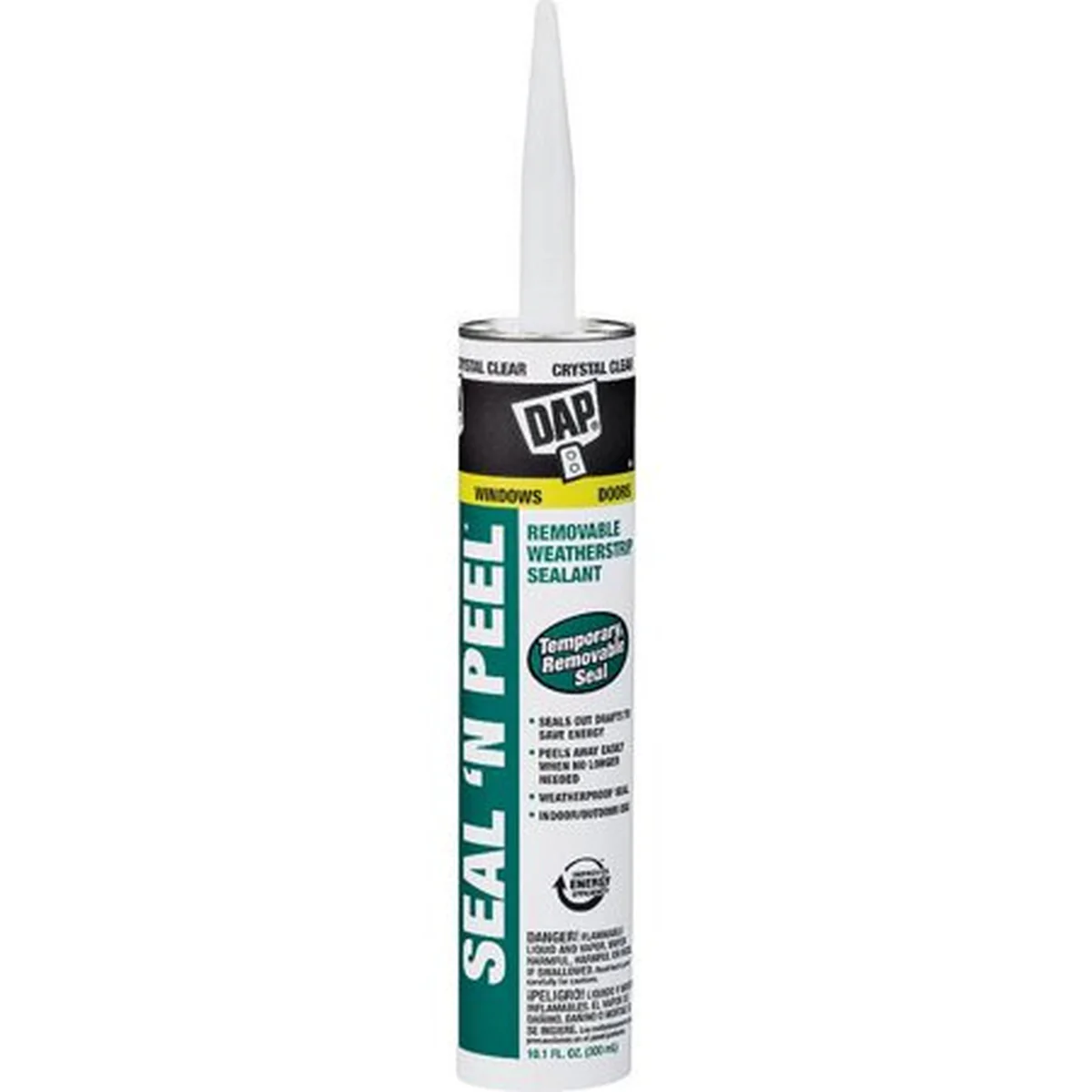 10.1 oz Seal N Peel Removable Caulk