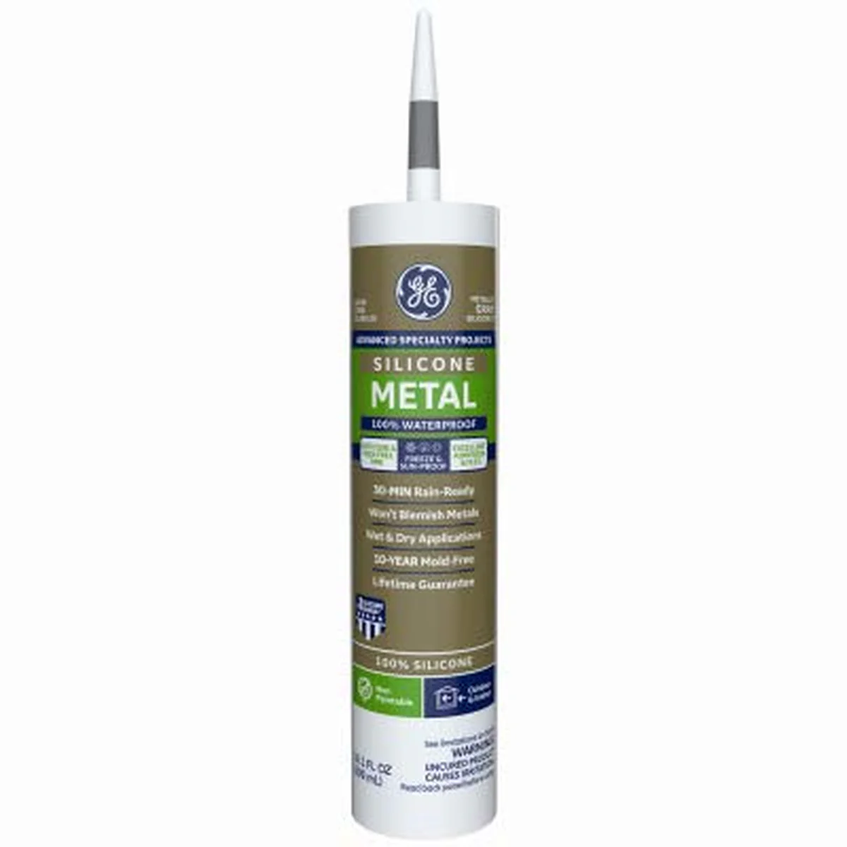 10.1 oz. Gray Silicone 2 Metal Caulk