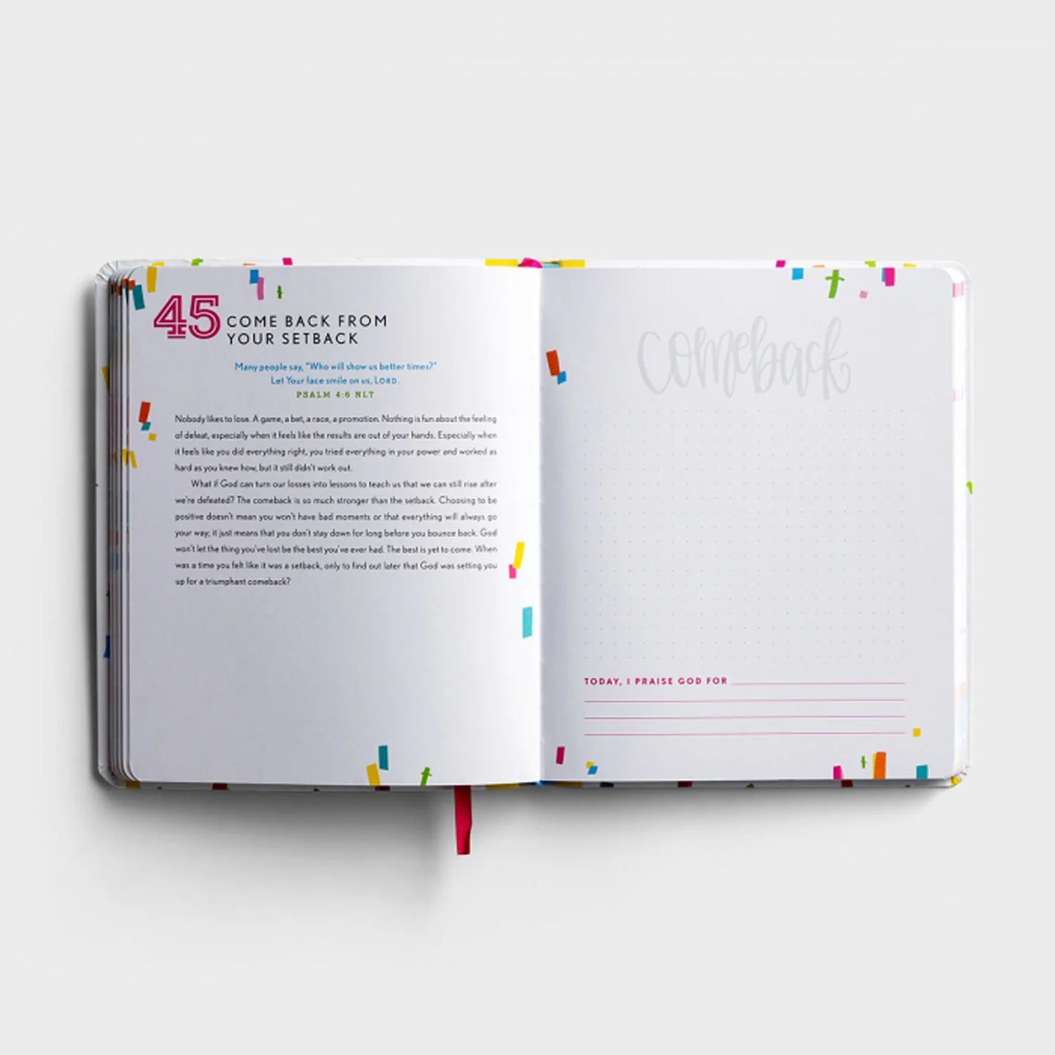 100 Days of Praise & Positivity Devotional Journal Maghon Taylor J7105