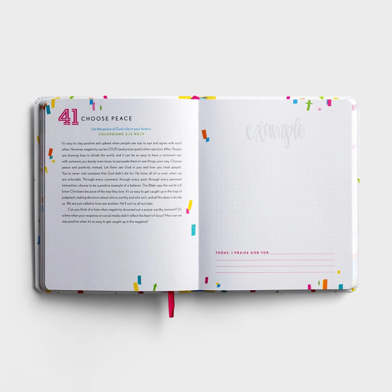 100 Days of Praise & Positivity Devotional Journal Maghon Taylor J7105