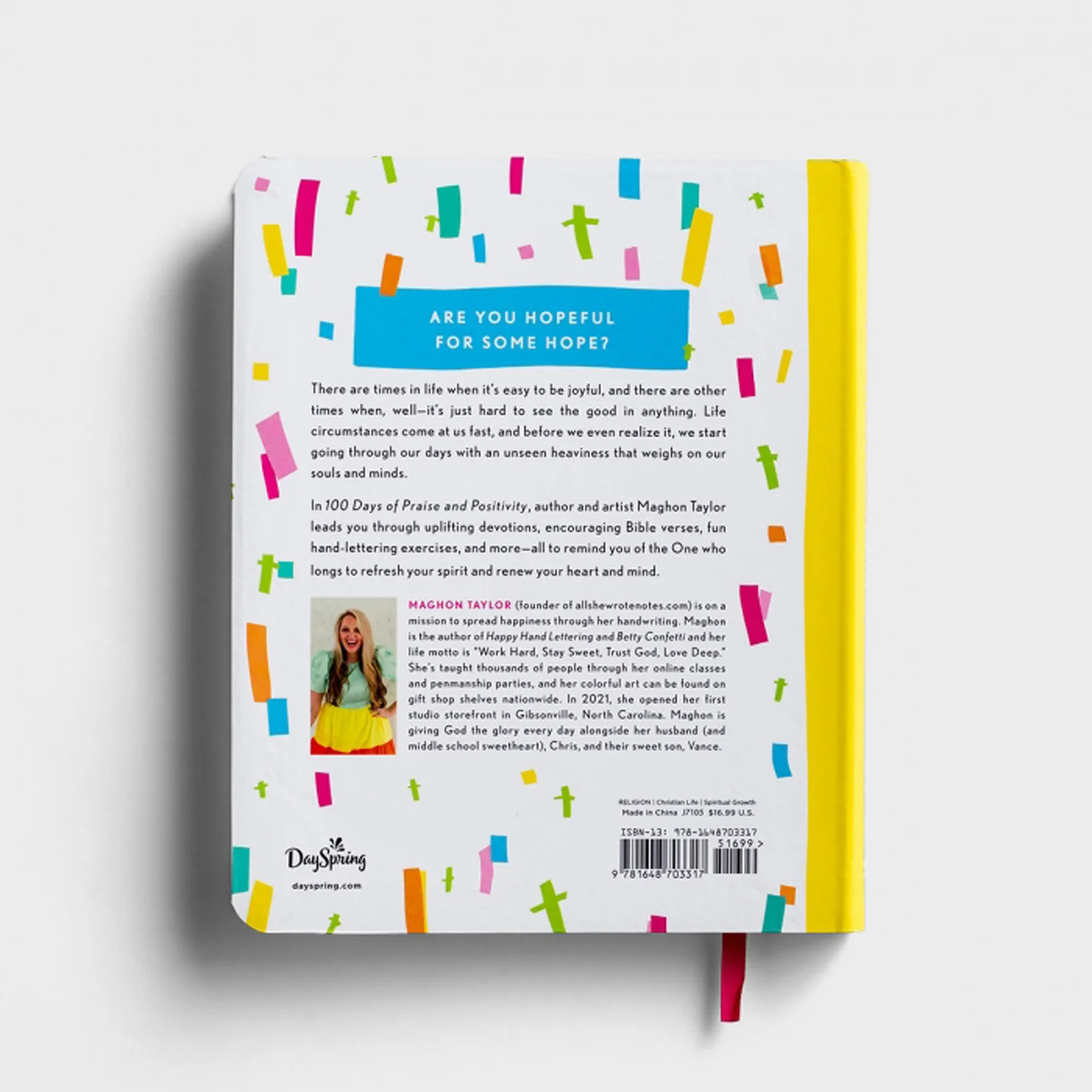 100 Days of Praise & Positivity Devotional Journal Maghon Taylor J7105