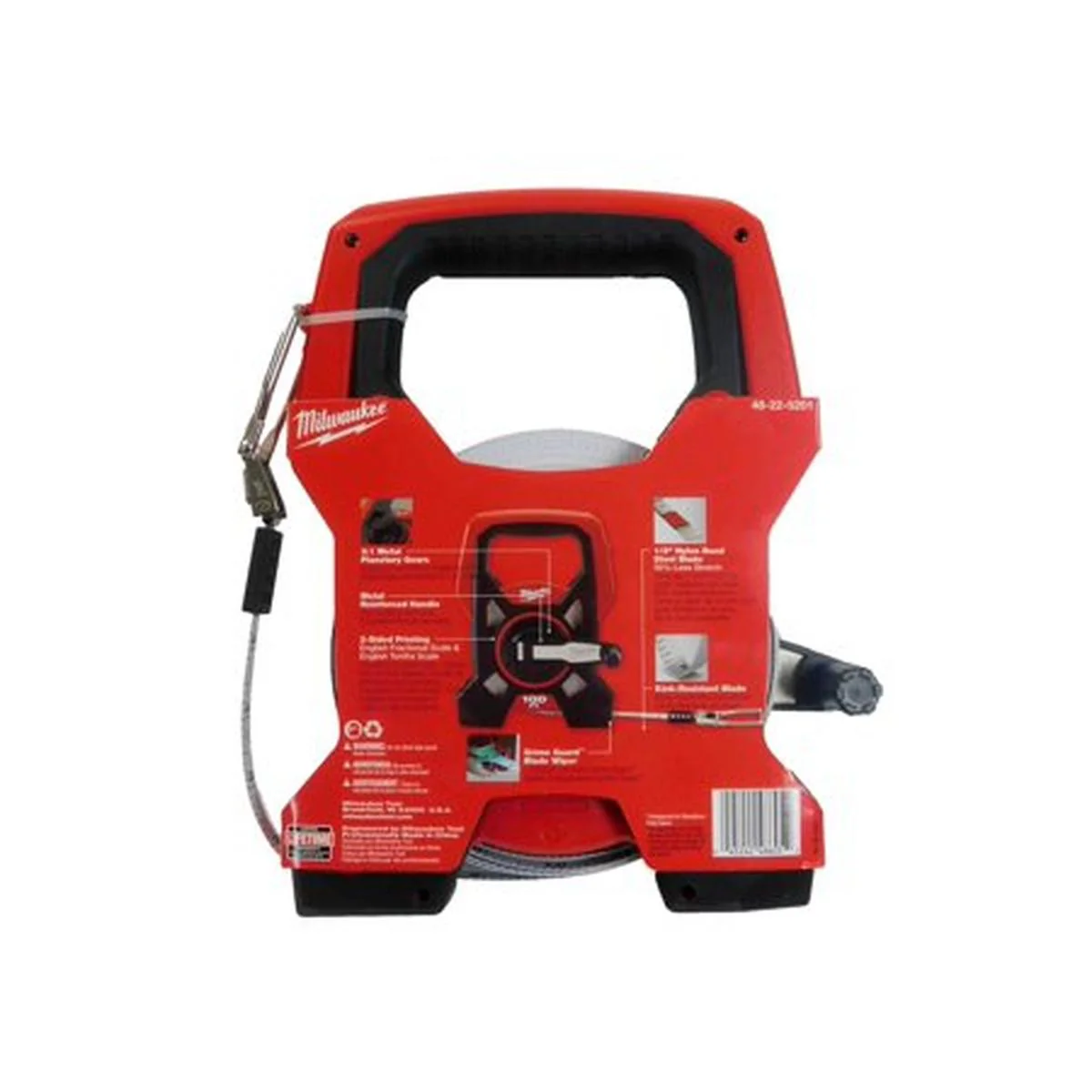 100 Ft. Steel Open Reel Long Tape Measure